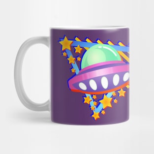 Behold the Retro UFO Mug